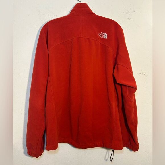 The north face mens windfall fleece jacket red large full zip Layer Outdoors - Picture 6 of 13